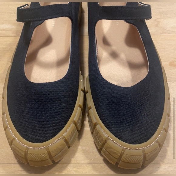 Anthropologie Kiki Platform Mary Jane Flats Sz 40 - Picture 5 of 10